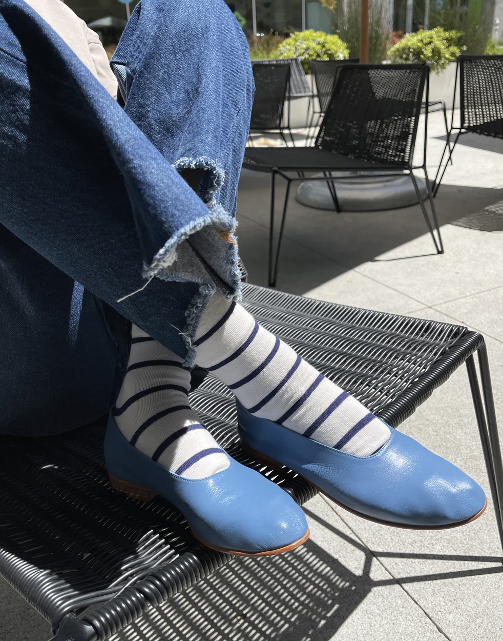 Wally Socks - Breton Stripe