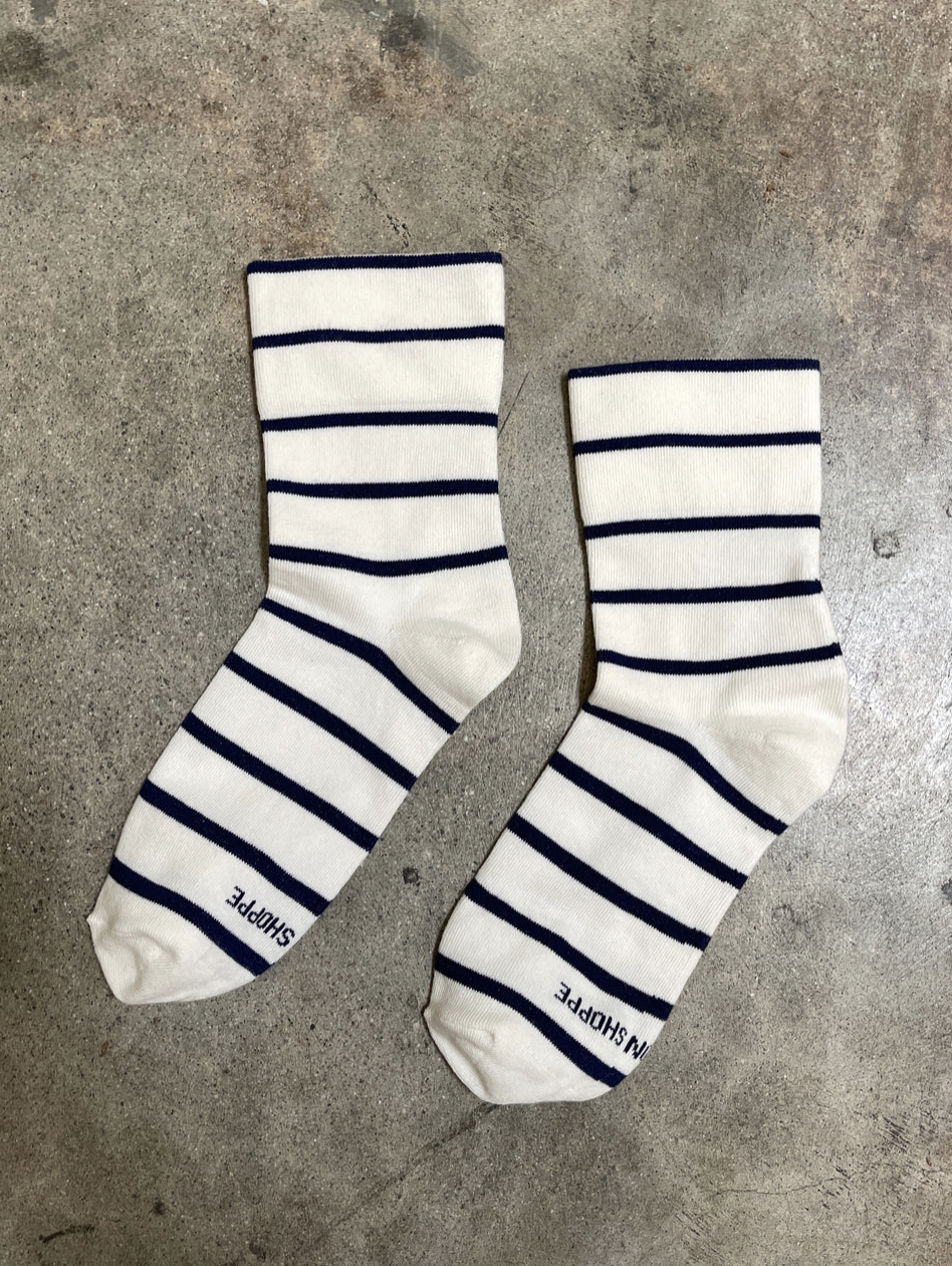 Wally Socks - Breton Stripe