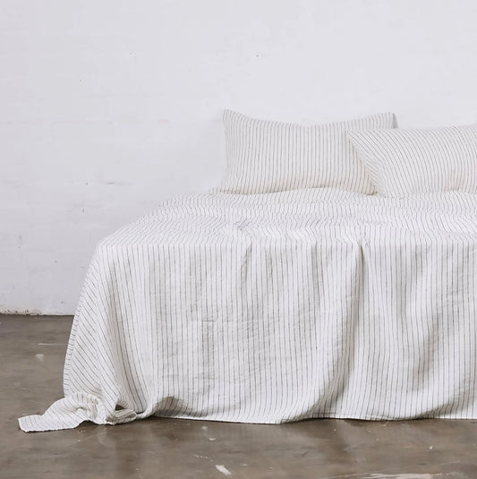Linen Fitted Sheet - Double