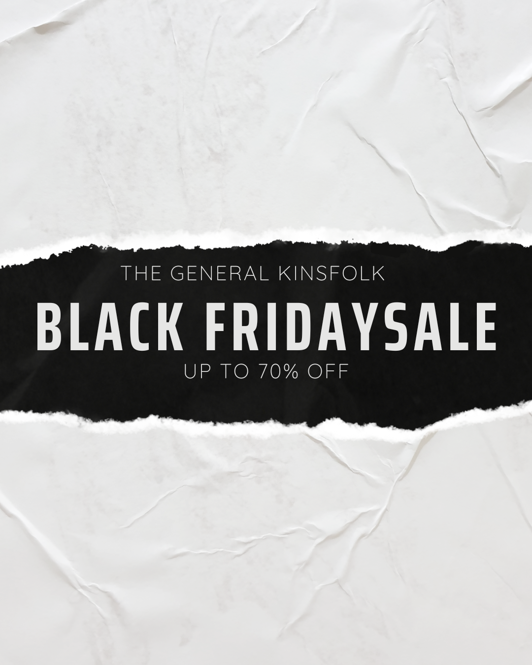 BLACK FRIDAY SALE