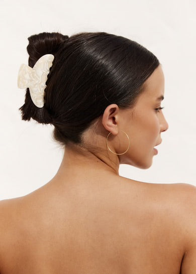 Dumpling Hair Claw - Buttercream
