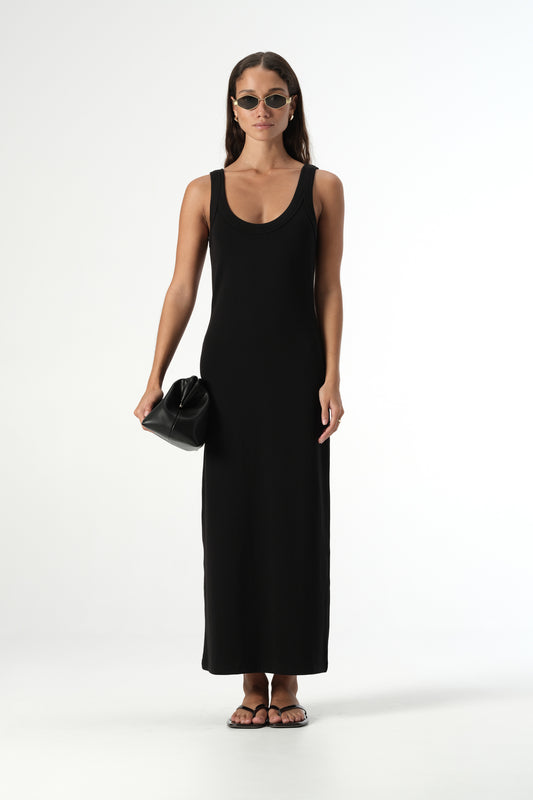 Sienna Tank Dress - Black