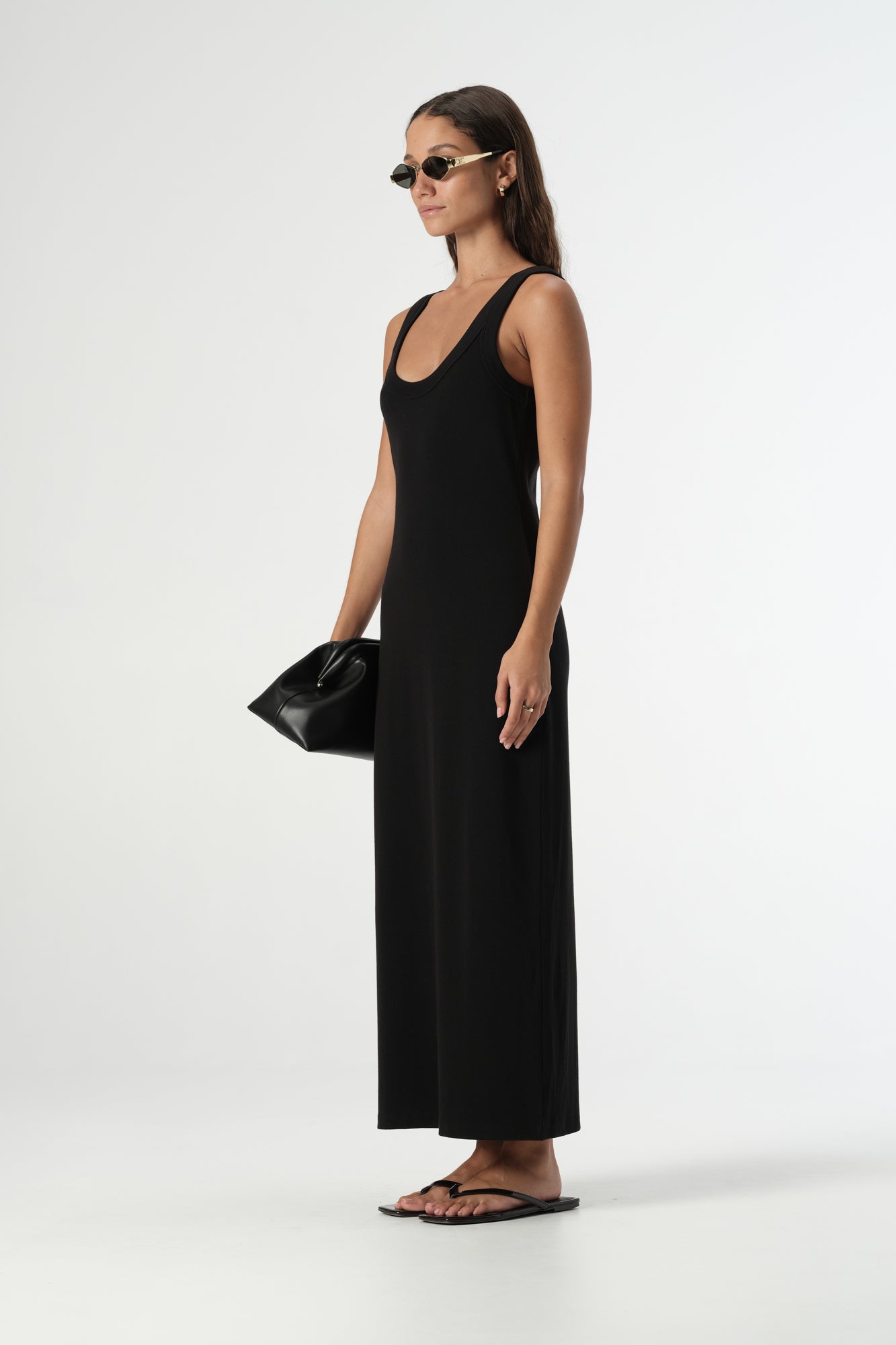 Sienna Tank Dress - Black