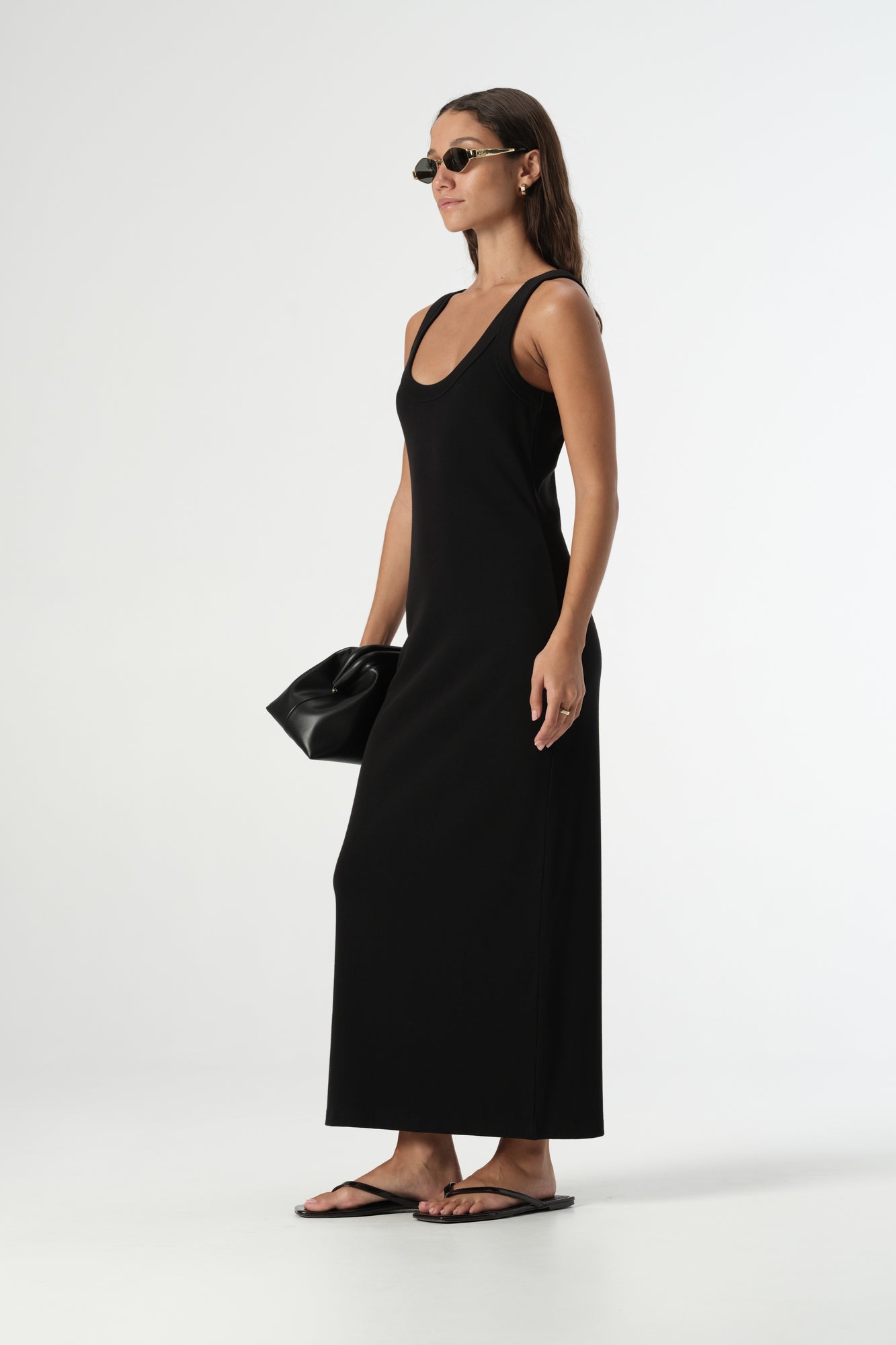 Sienna Tank Dress - Black