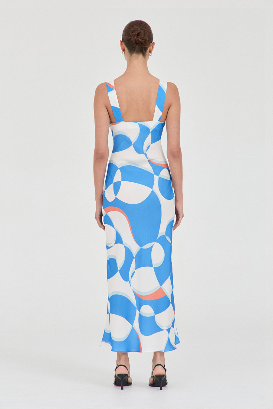 Evelyn Cupro Panel Dress - Print