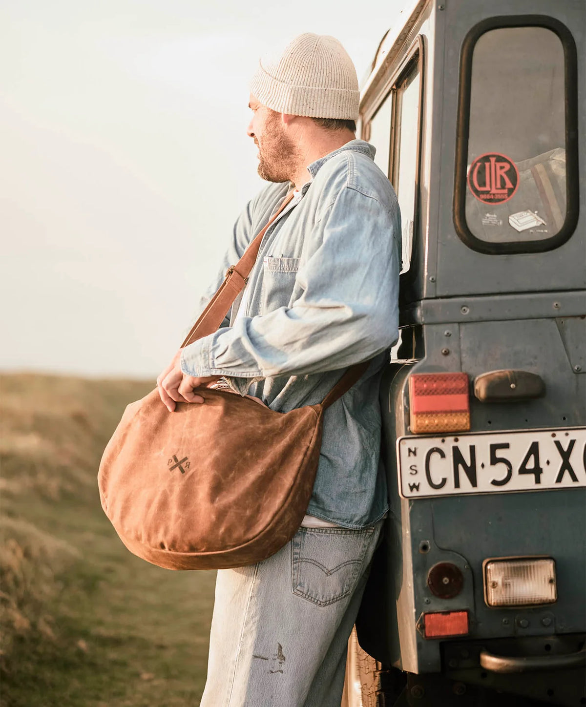 Slow Road Large Shoulder Bag - Waxed Spice