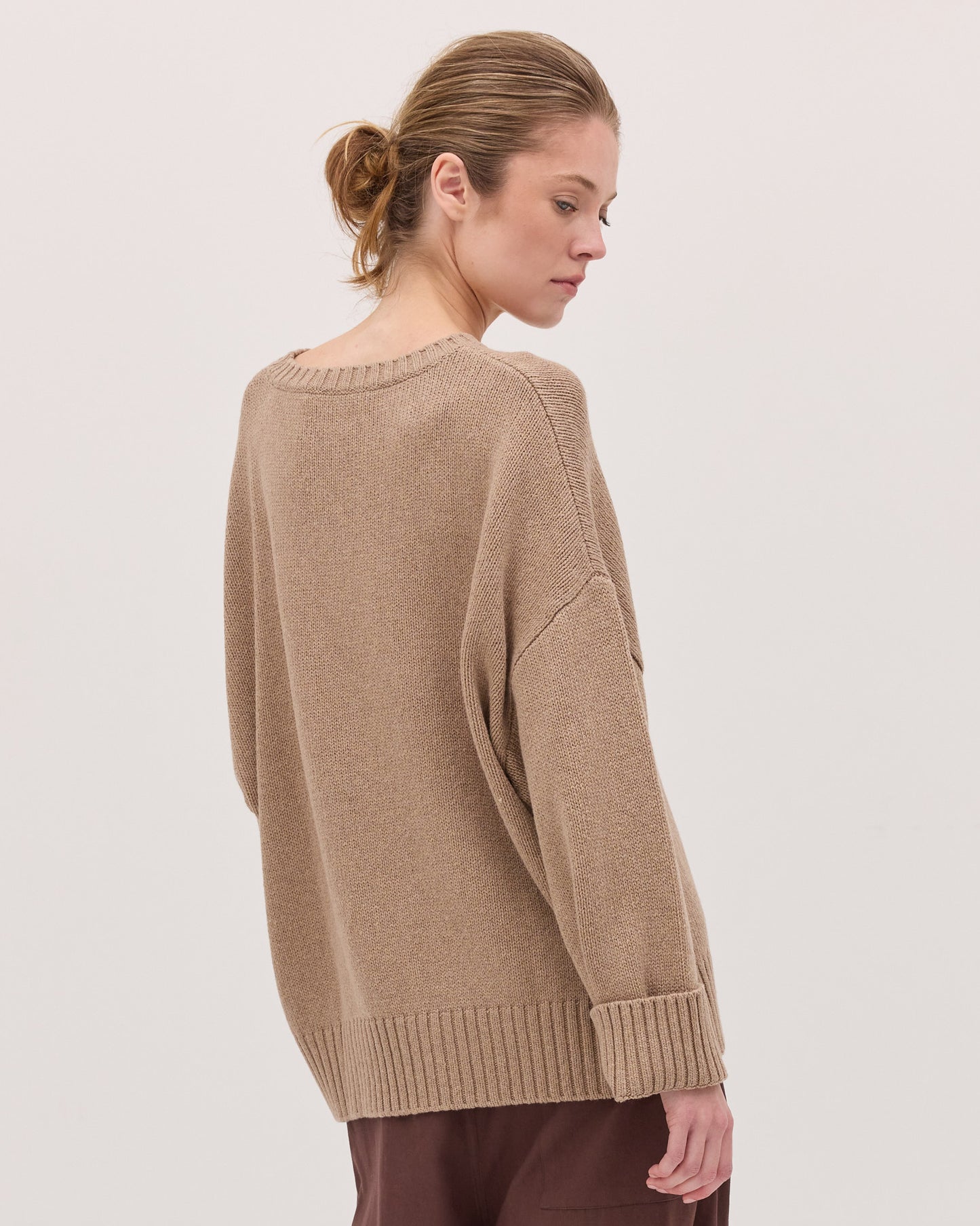 The Billow Sleeve Jumper - Sable