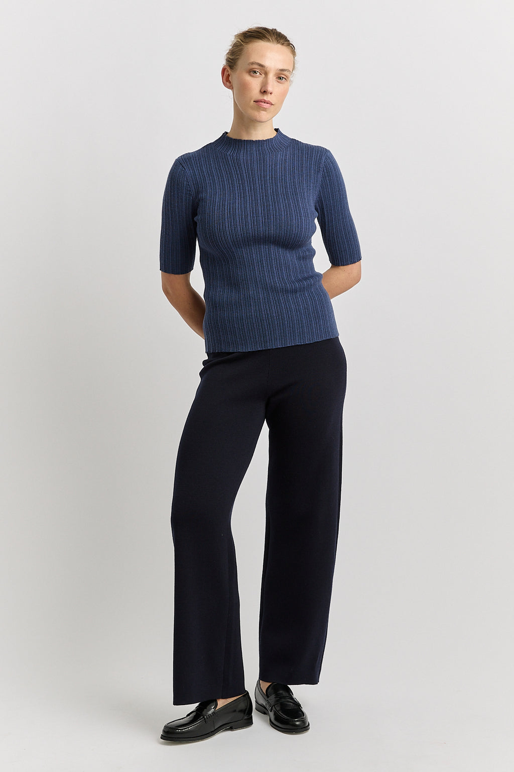 Variegated Rib Top - Galaxy