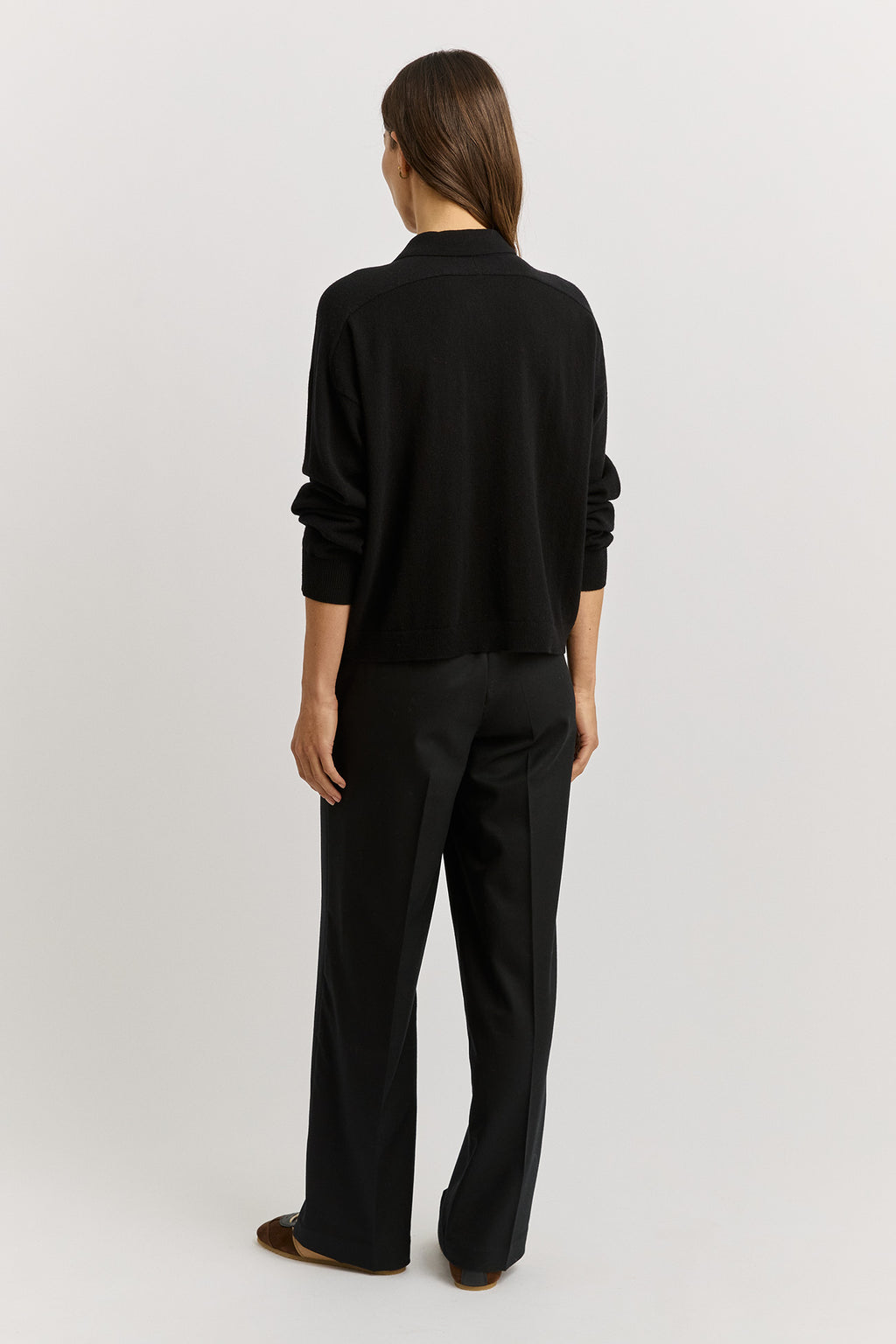 Fine Jersey Polo - Black