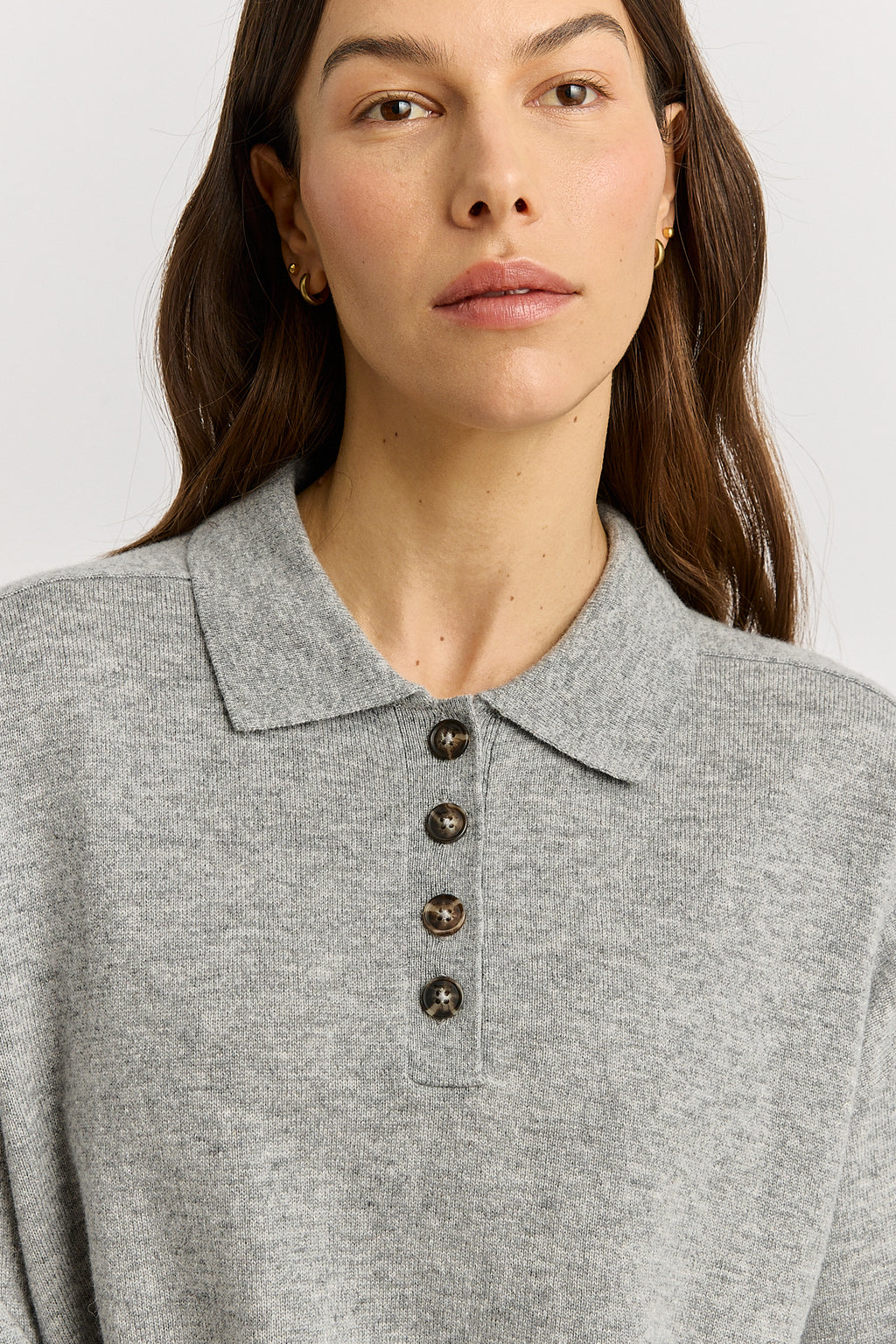 Fine Jersey Polo - Light Ash