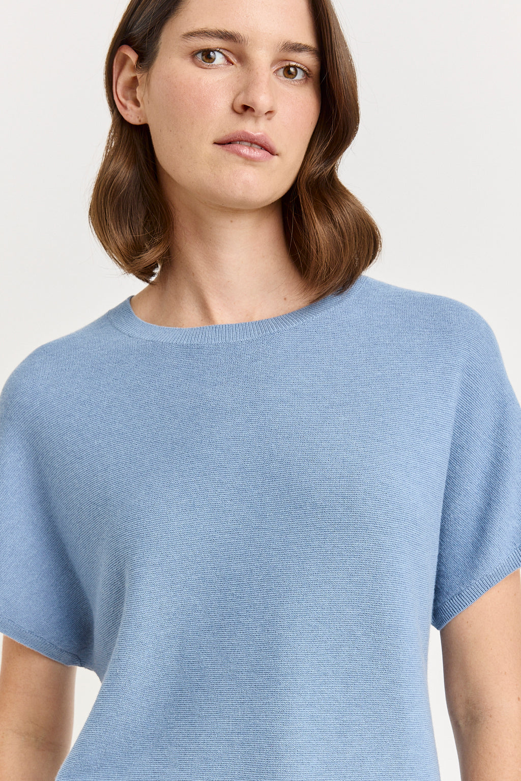 Links Cap Sleeve Top - Mist