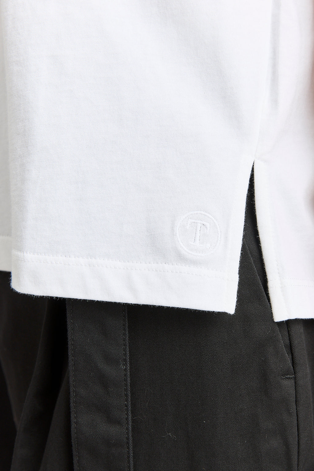 Crew Neck Tank - White