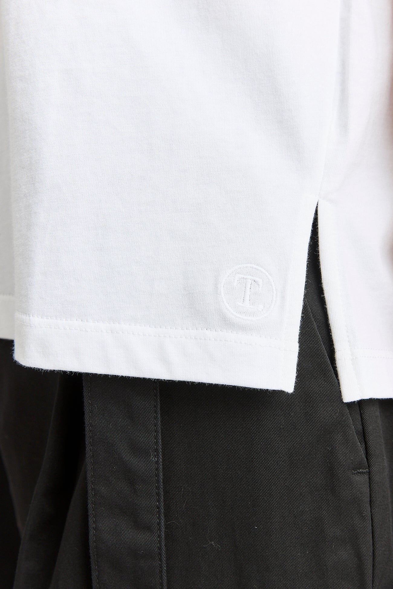 Crew Neck Tank - White