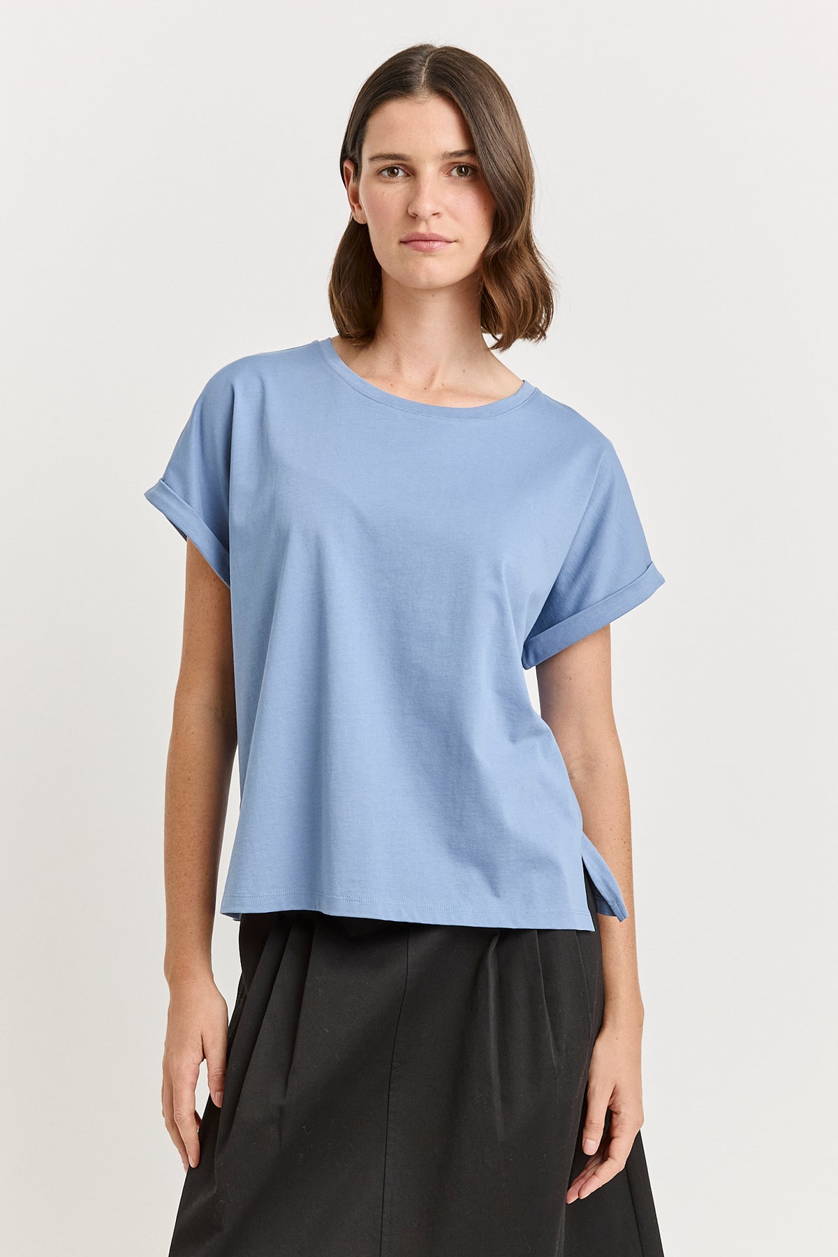 Roll Sleeve Tee - Mist