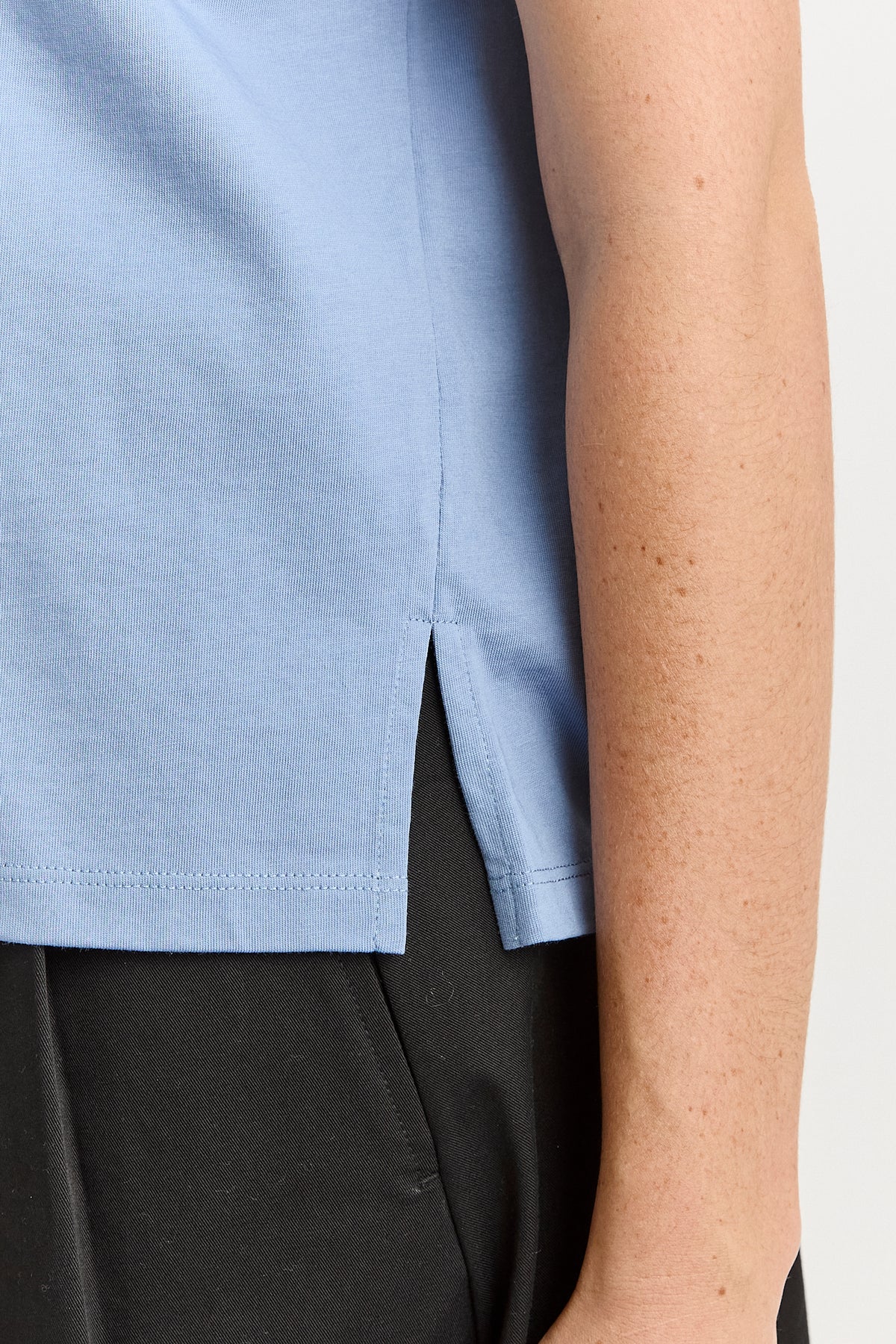 Roll Sleeve Tee - Mist