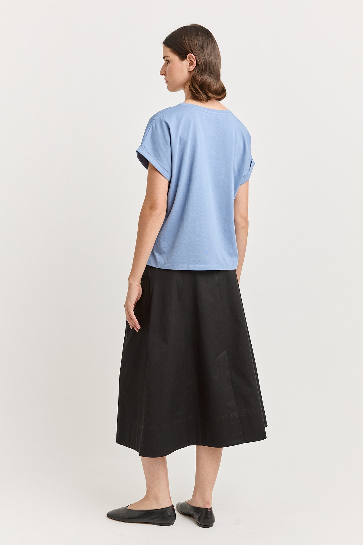 Roll Sleeve Tee - Mist