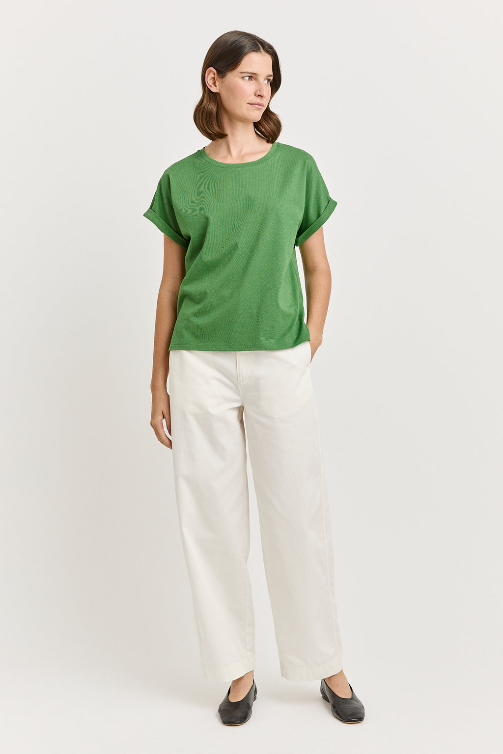 Roll Sleeve Tee - Spring