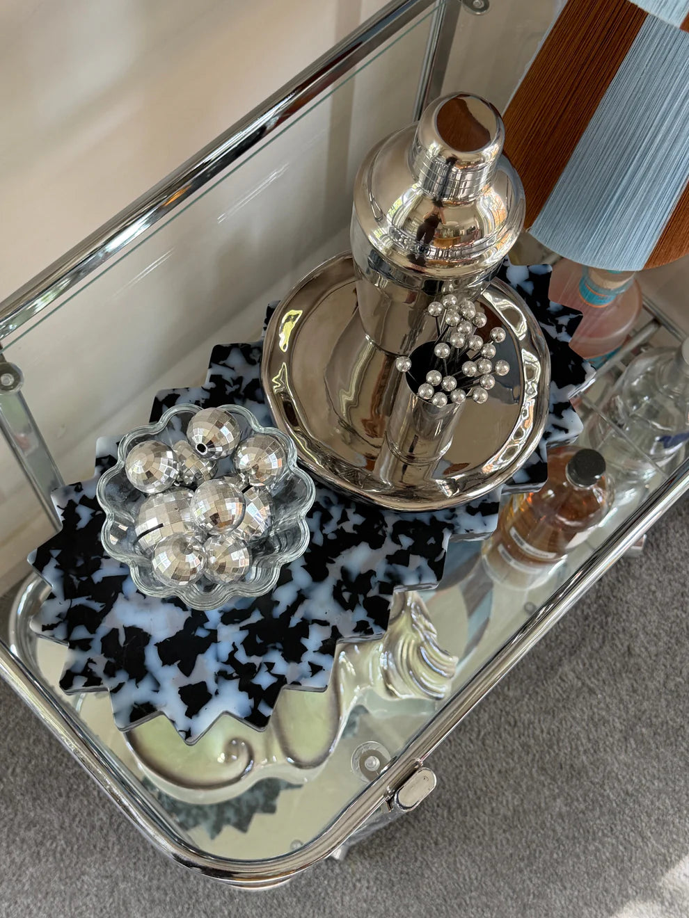Periwinkle Spikey Tray