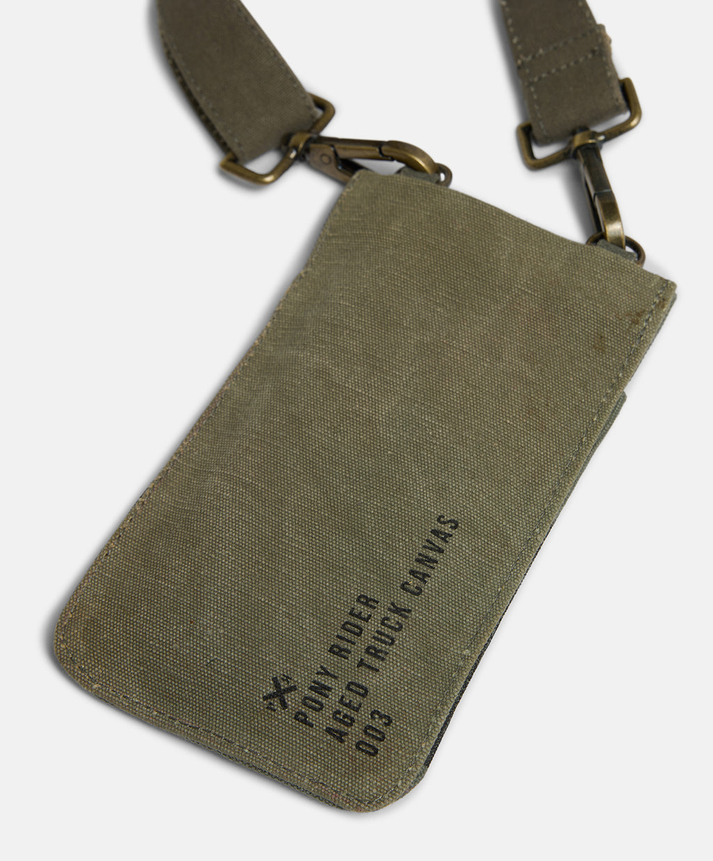 Lands of Mate Phone Bag - Upcycled Khaki