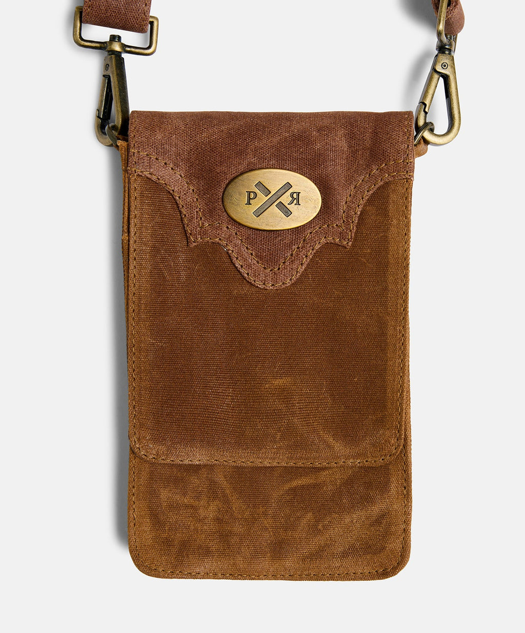 Slow Road Cross Body Phone Satchel - Spicy Cowboy