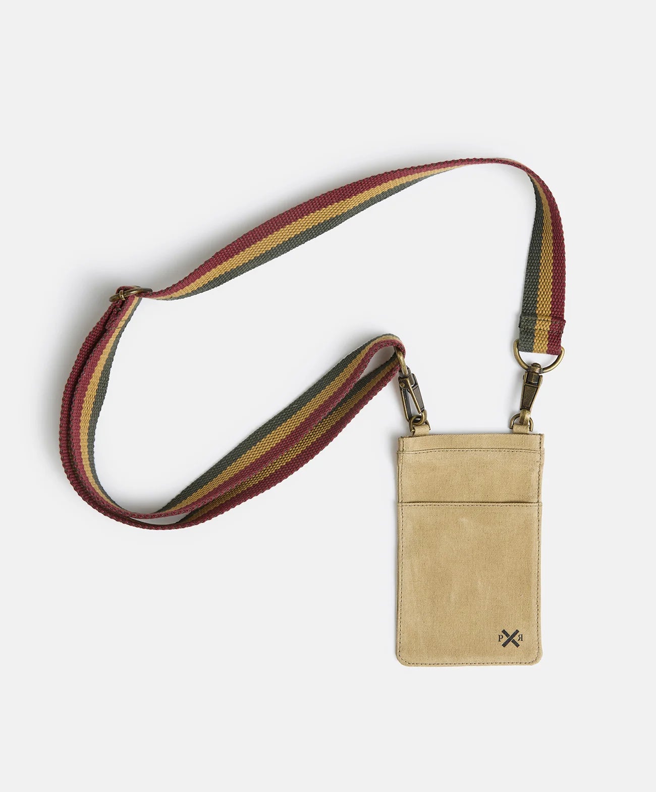 Slow Road Cross Body Phone Bag - Safari Stripe
