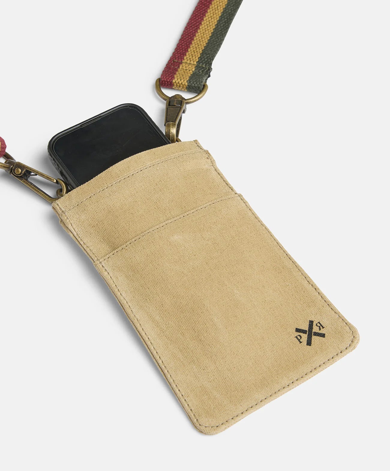 Slow Road Cross Body Phone Bag - Safari Stripe