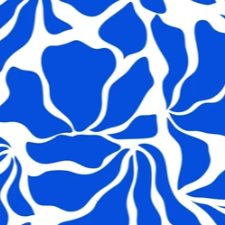 Orange/Blue Scrunchies Set