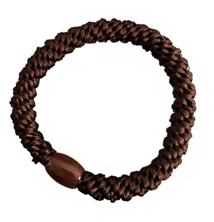 Woven Hair Ties - Cocoa