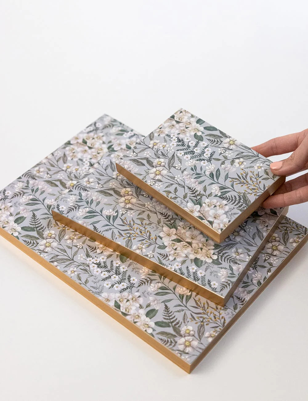 Ivory Garden Notepad Desktop Jotter