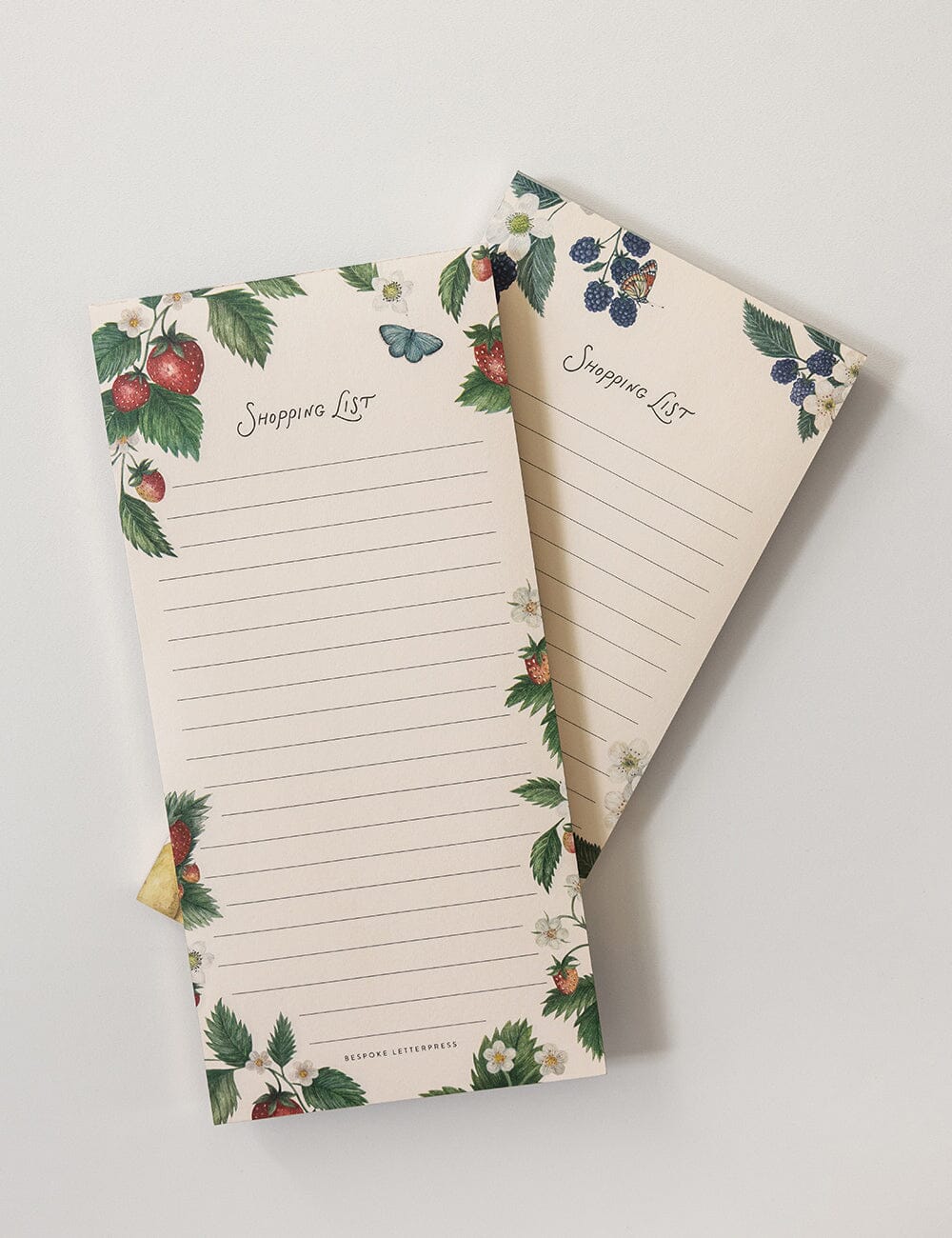 Strawberries Shopping List DL Notepad – The General Kinsfolk