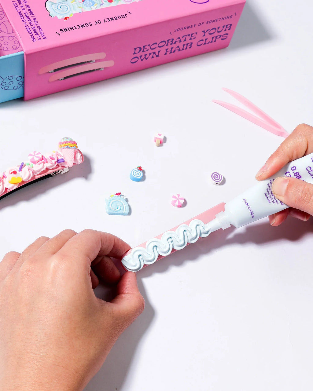 Decorate Your Own Hair Clips