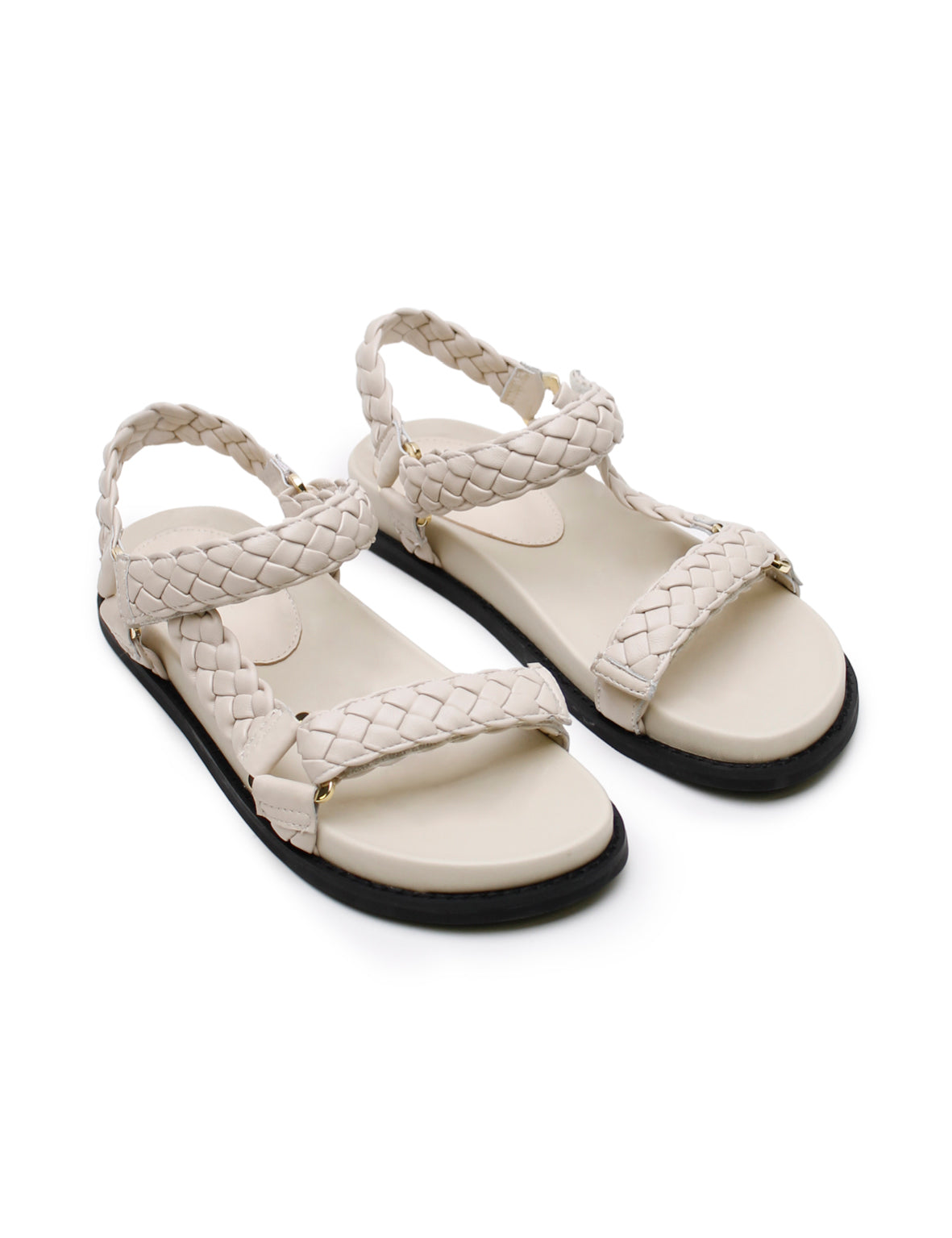 Elke Braided Sandal - Oyster