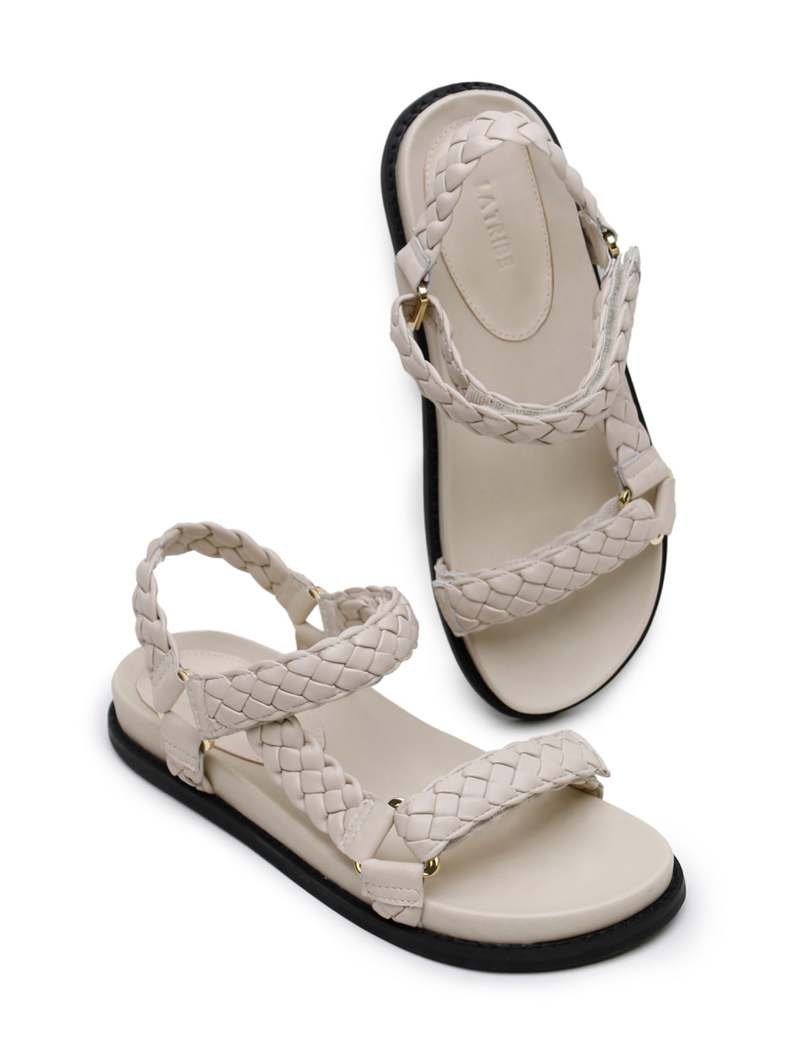 Elke Braided Sandal - Oyster