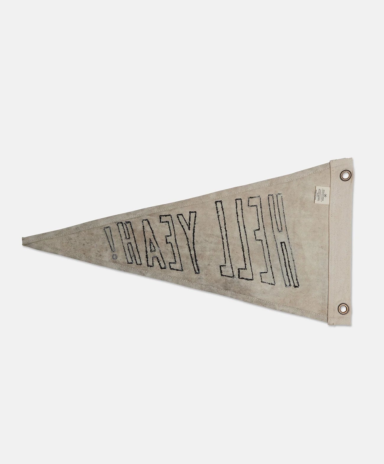 "Hell Yeah" Flag Banner - Natural