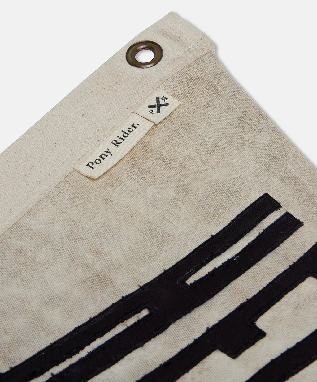 "Hell Yeah" Flag Banner - Natural