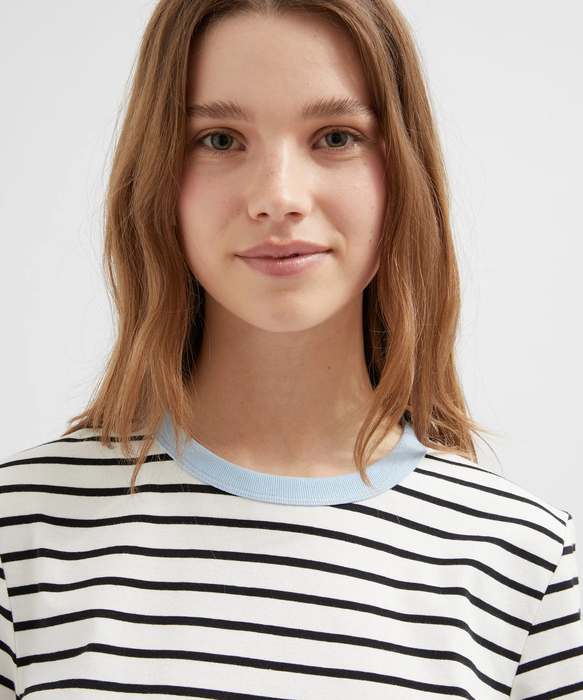 Striped Standard Tee - Striped Black/Blue