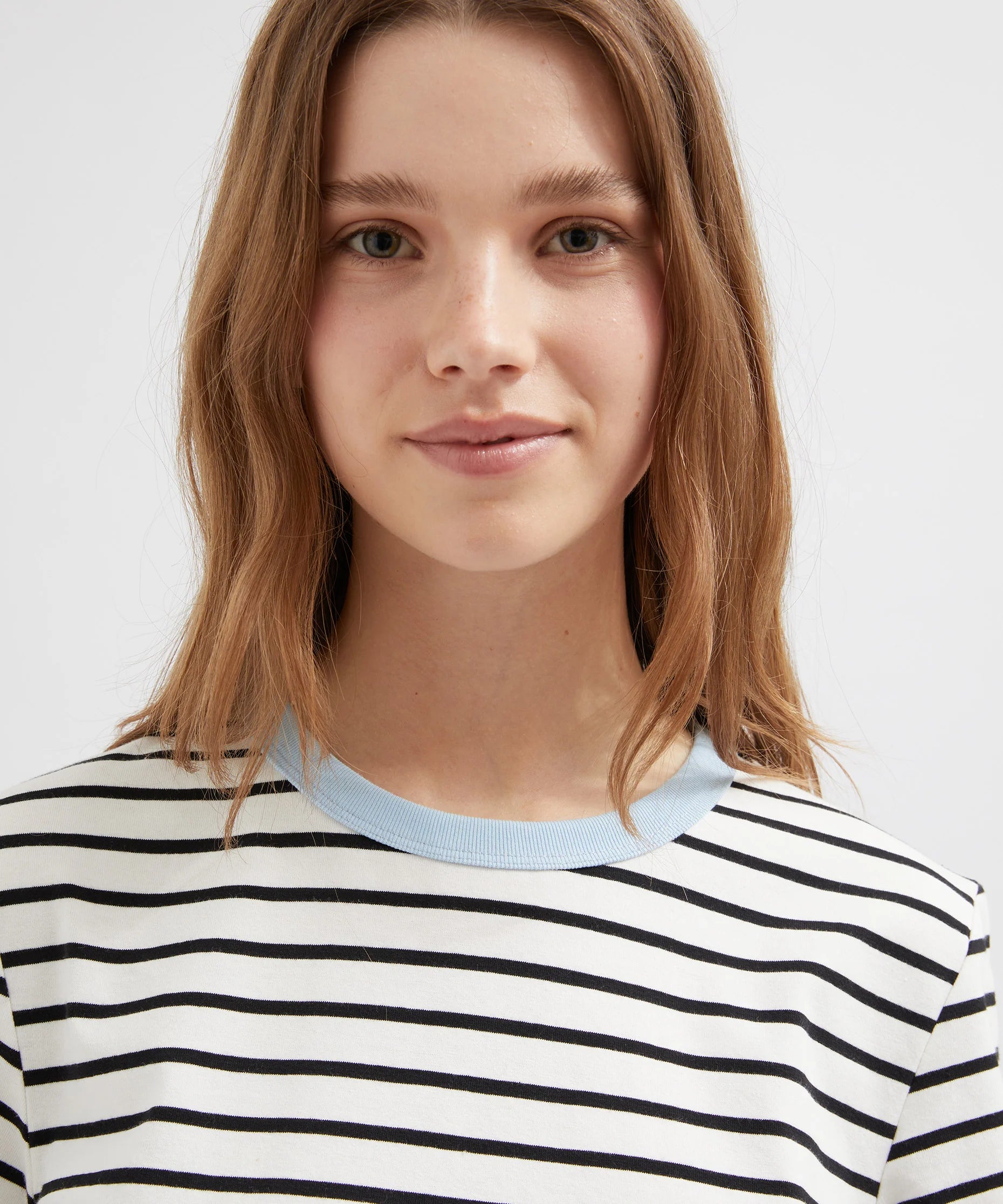 Striped Standard Tee - Striped Black/Blue