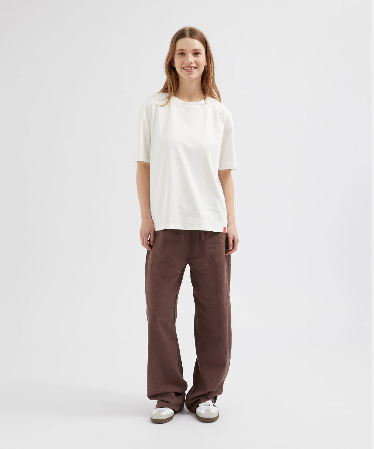 Relaxed Tie Pants - Chocolate