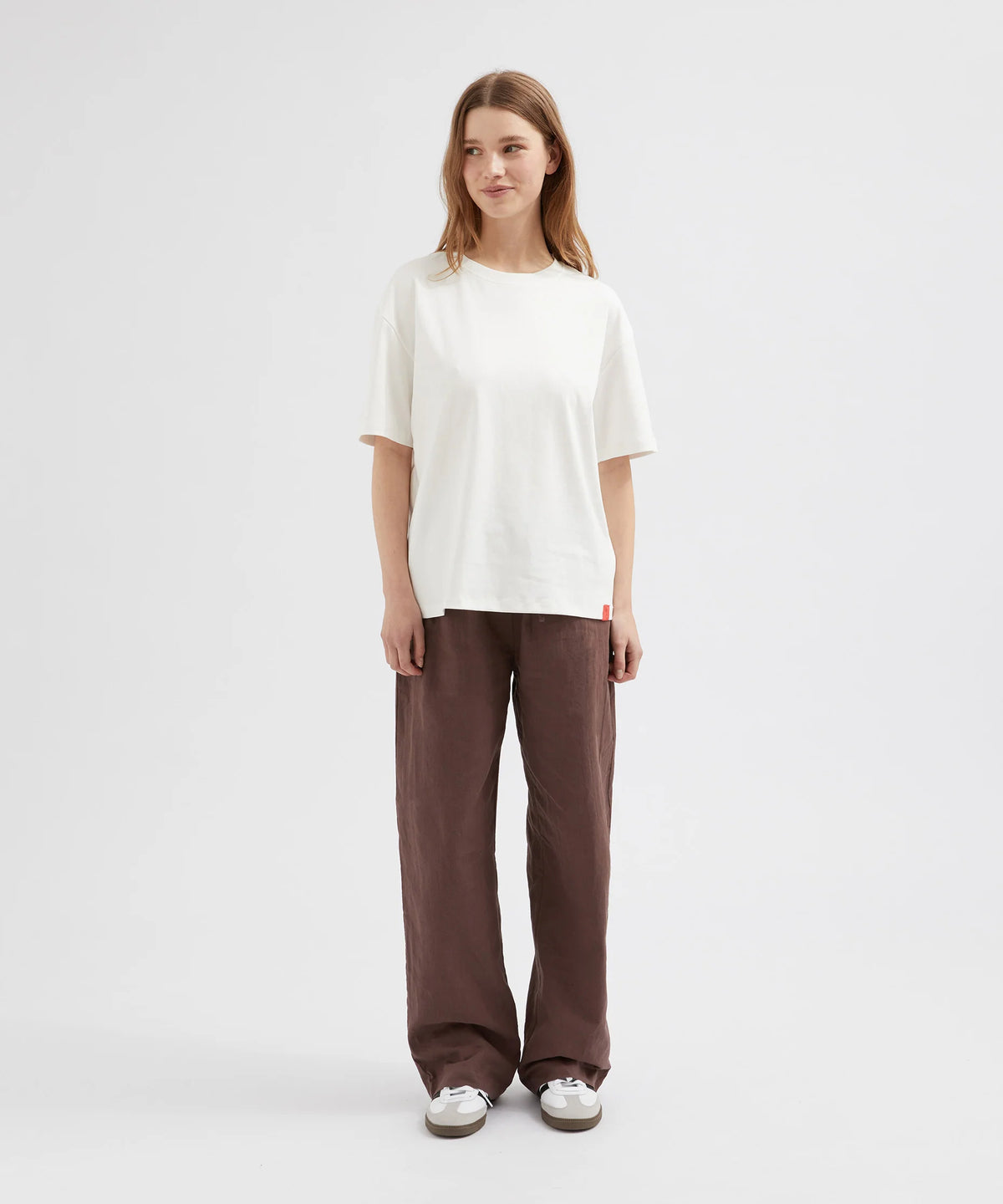 Relaxed Tie Pants - Chocolate