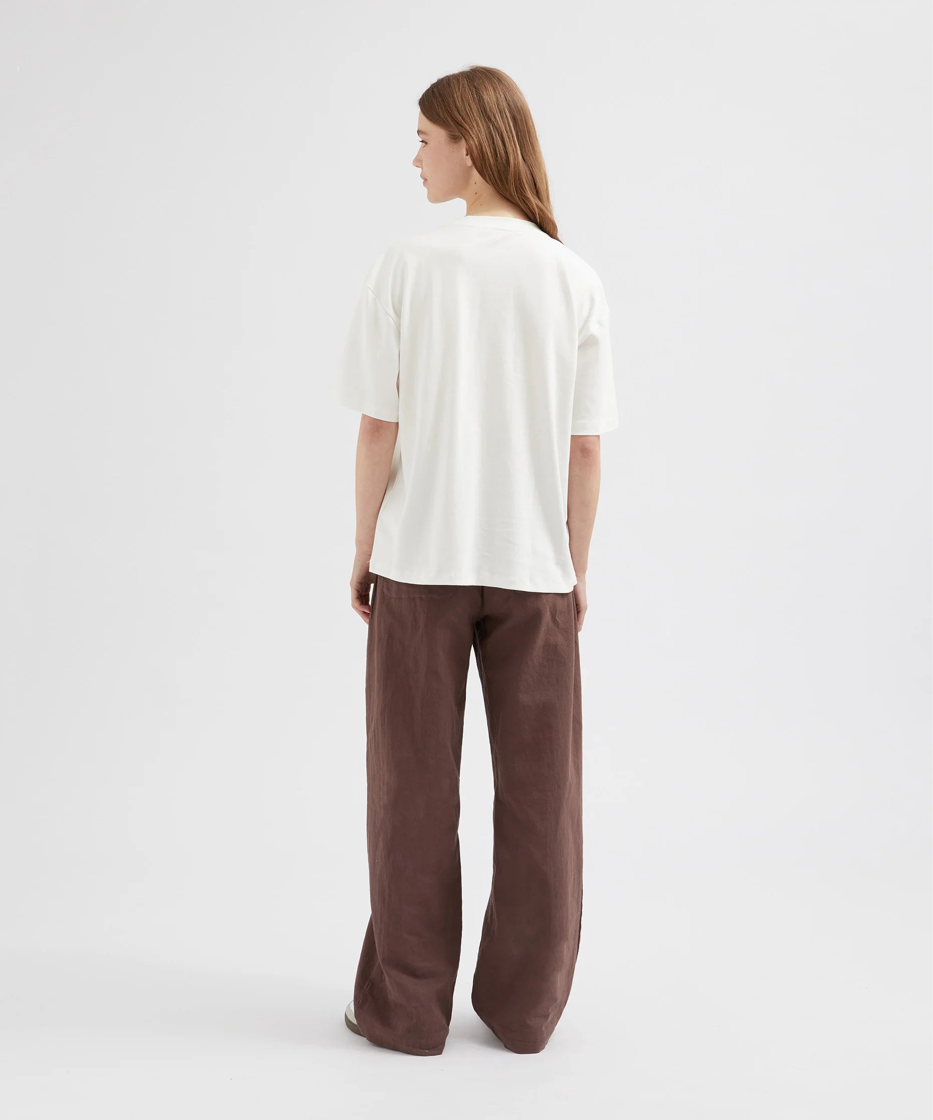 Relaxed Tie Pants - Chocolate