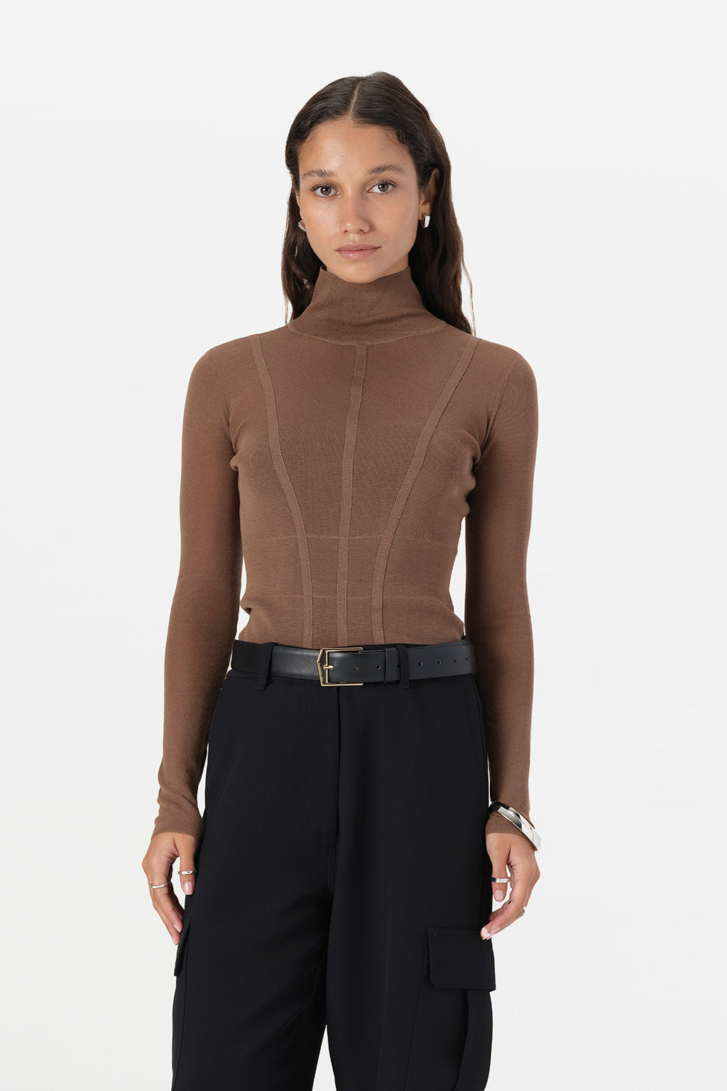 Odette Knit Top - Tan