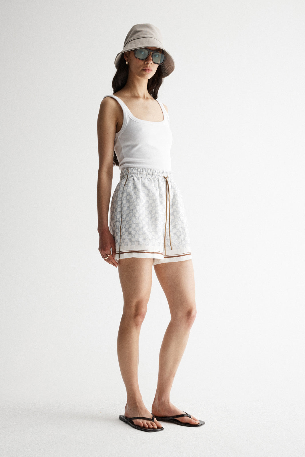 Lumi Shorts - Monogram Print