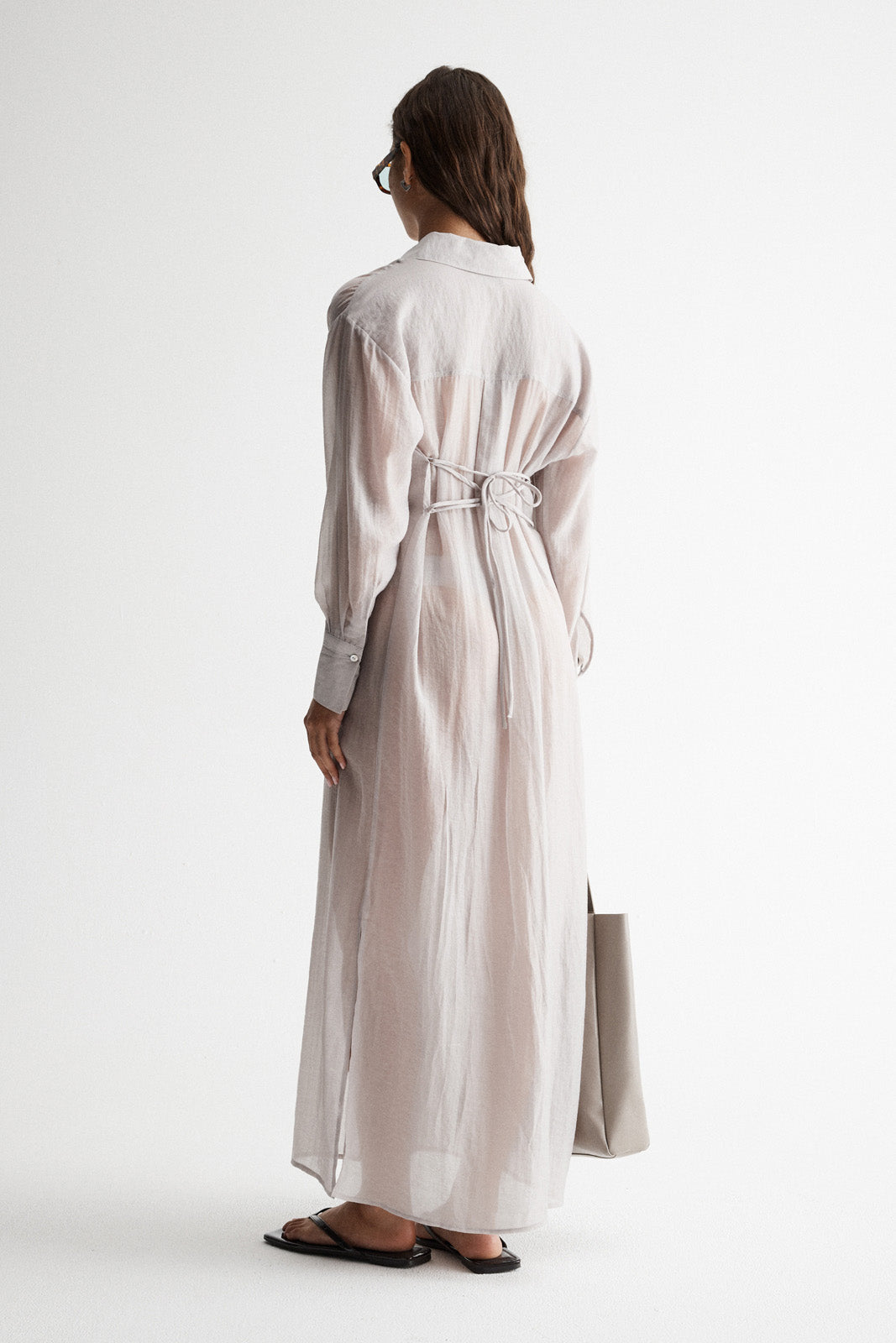 Bodhi Shirt Dress - Silver