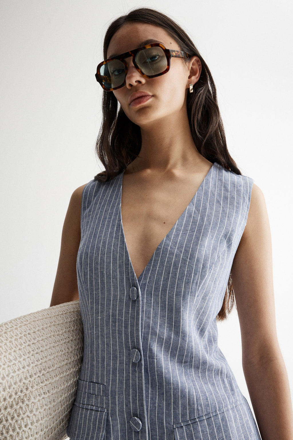 Venice Dress - Blue Stripe