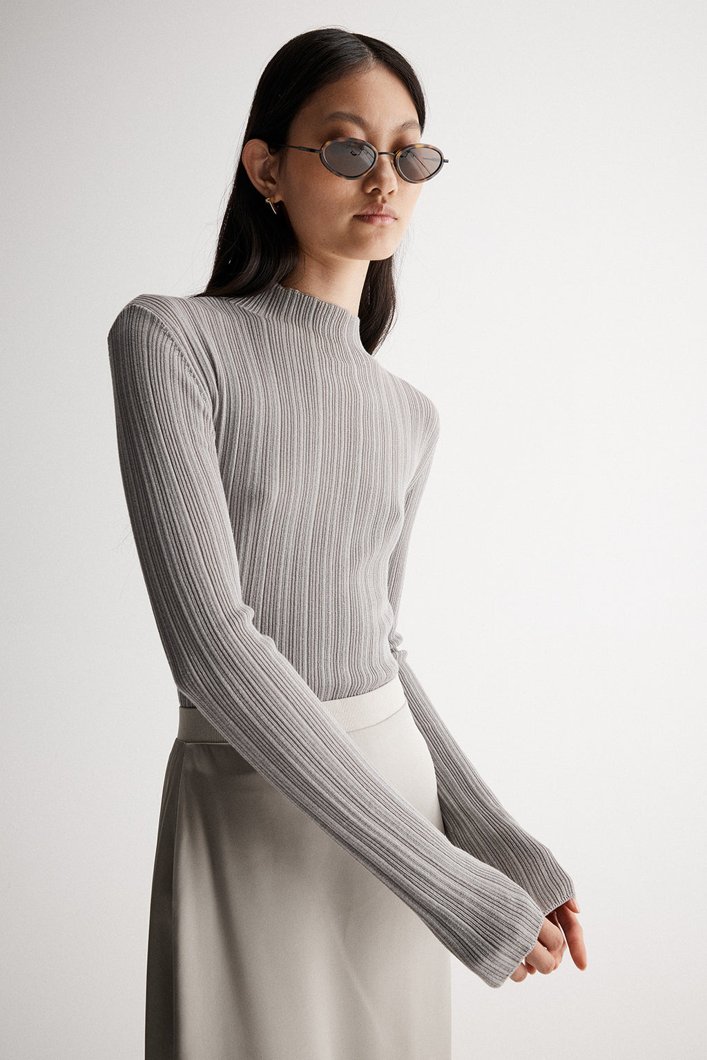 Luella Knit Top - Dusty Sage