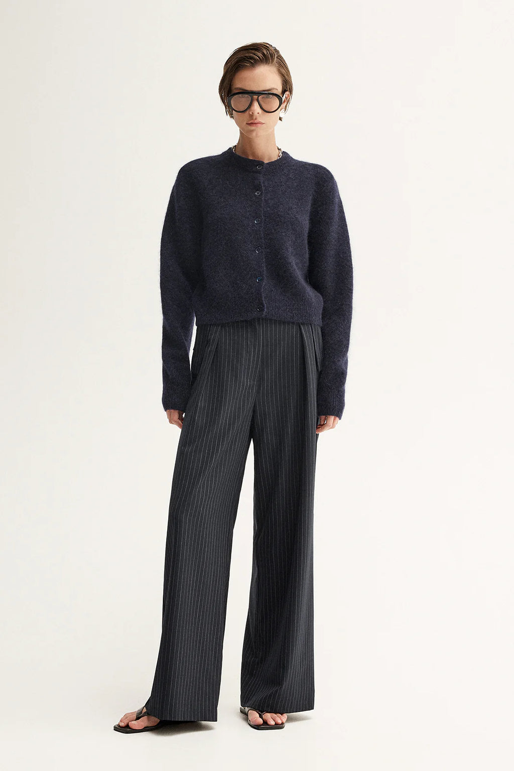 Abigail Knit Cardigan - Midnight Navy