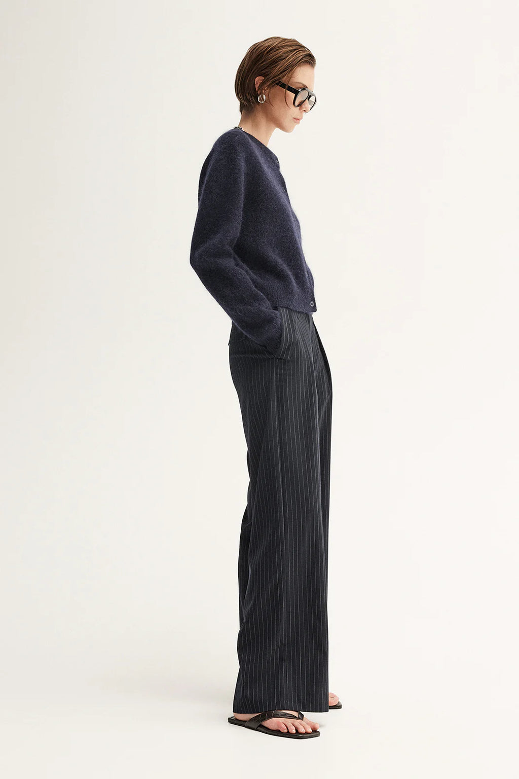Abigail Knit Cardigan - Midnight Navy