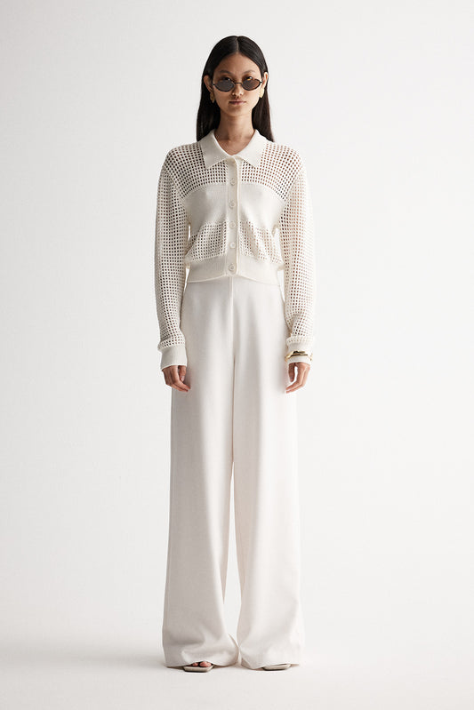 ARRIVING SOON ... Aimee Crochet Knit - Ivory