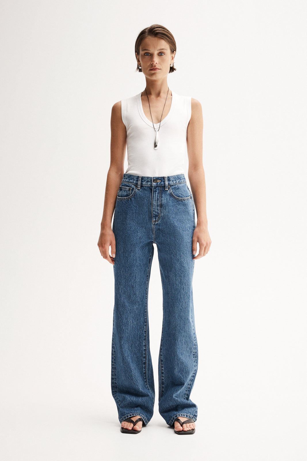 Riley Tank Top - White