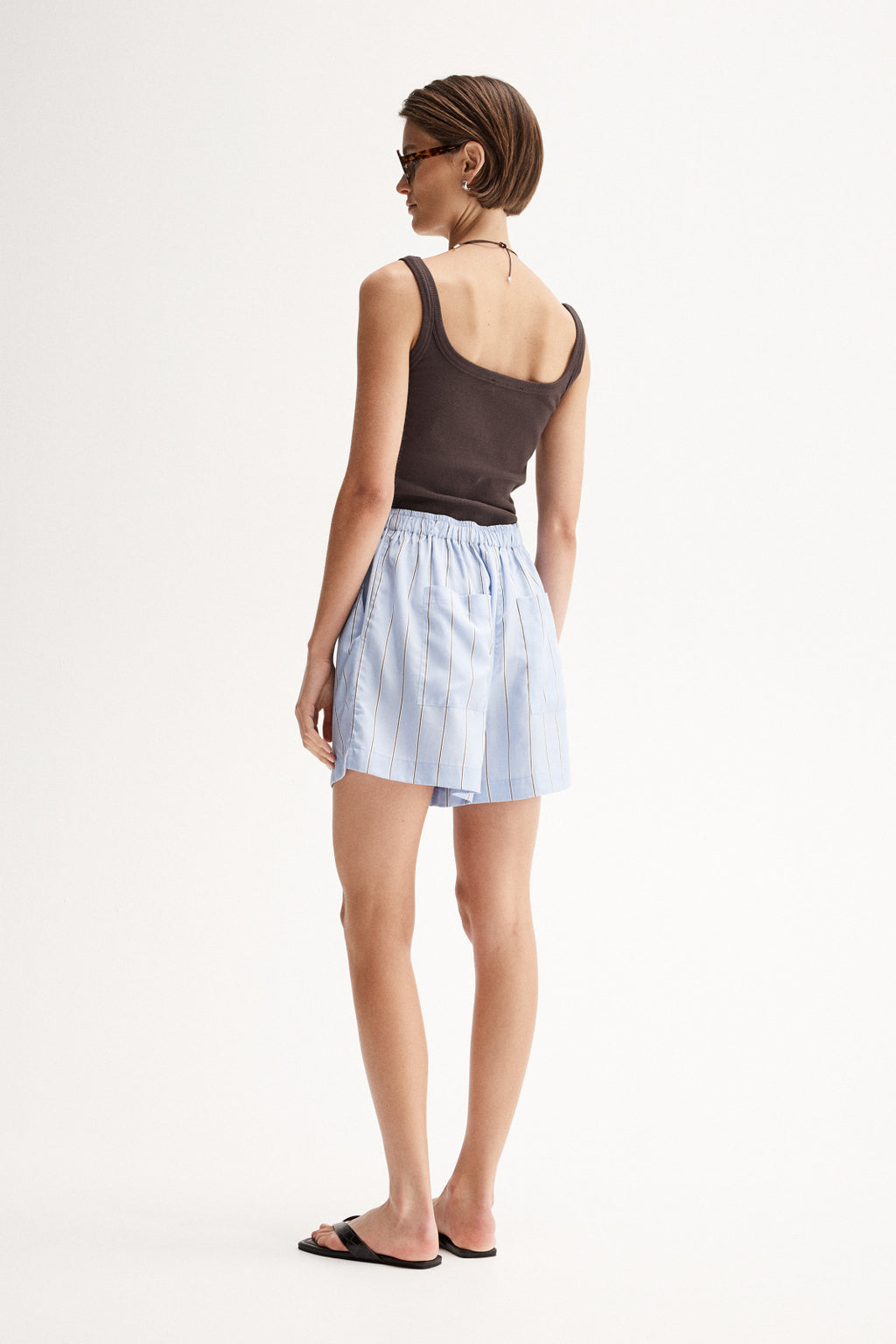 Henry Stripe Short - Blue Stripe